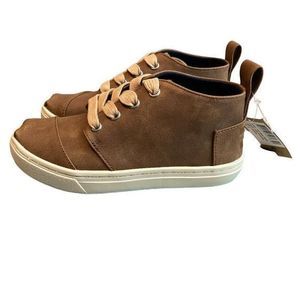 NIB TOMS Kids Youth “BOTAS CUPSOLE” Toffee Shoes Sneakers Size‎ 1